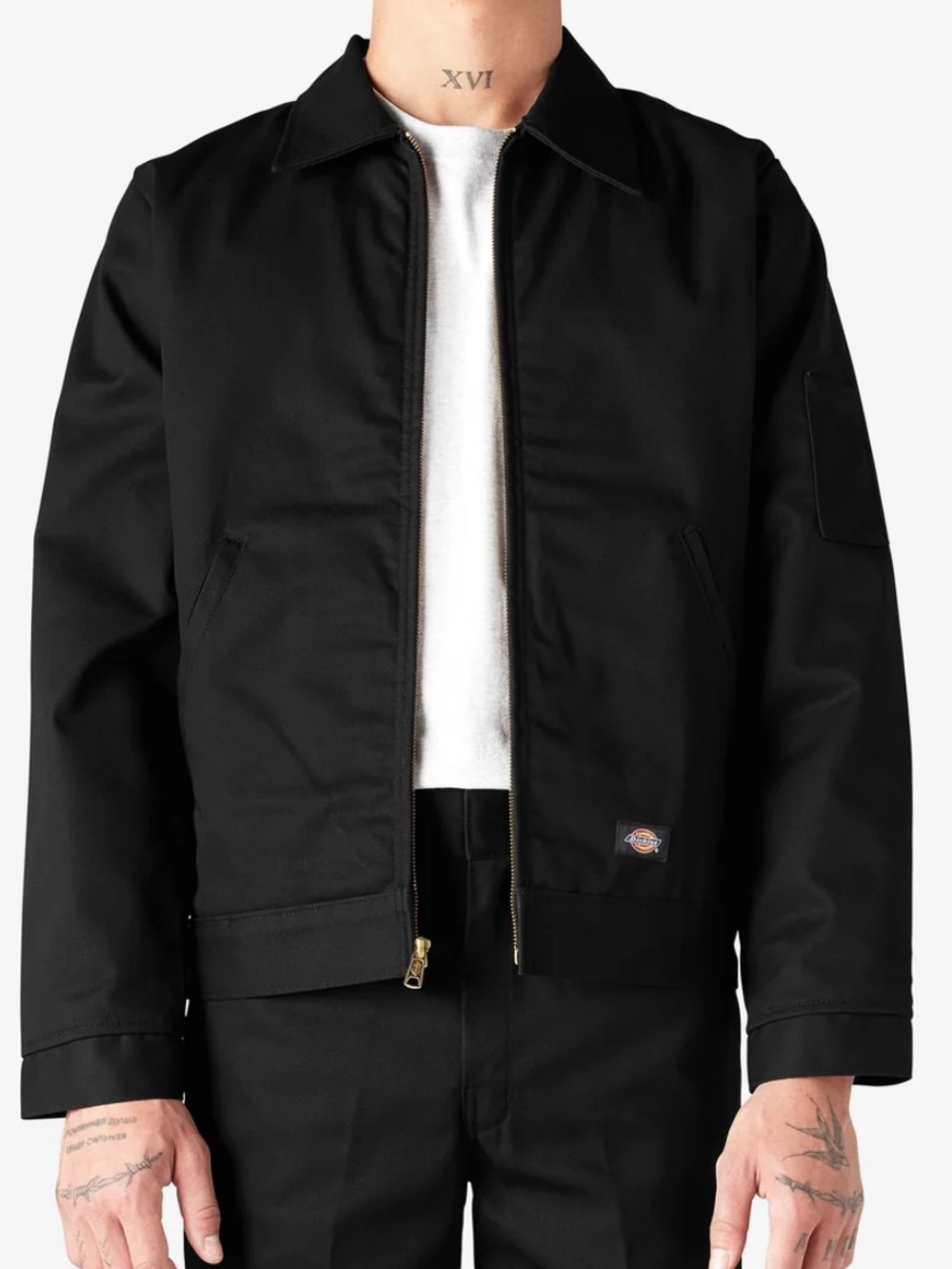 Dickies Black Insulated Eisenhower-Style Jacket